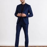 JACK&JONES PREMIUM, modrý oblek