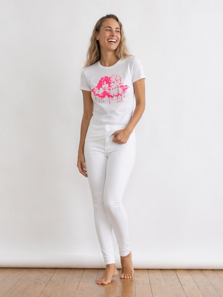 FIORUCCI, dámske biele tričko