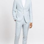 ISAAC DEWHIRST, svetlomodrý oblek