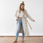 NASTY GAL, béžový trenčkot