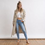 NASTY GAL, béžový trenčkot