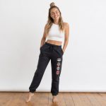 REEBOK, čierne UNISEX tepláky