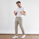 DOCKERS, pánske béžové nohavice