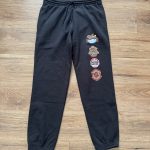 REEBOK, čierne UNISEX tepláky