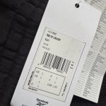 REEBOK, čierne UNISEX tepláky