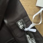 LOVE MOSCHINO, čierne nohavice