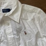 POLO RALPH LAUREN, biele košeľové šaty