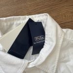 POLO RALPH LAUREN, biele košeľové šaty