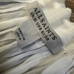 ALLSAINTS, biele letné šaty