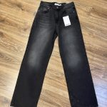 BERSHKA, čierne BAGGY rifle