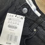BERSHKA, čierne BAGGY rifle