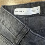 BERSHKA, čierne BAGGY rifle