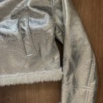 BOOHOO, strieborná jesenná bunda