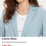 CALVIN KLEIN, modré sako, L/40/12