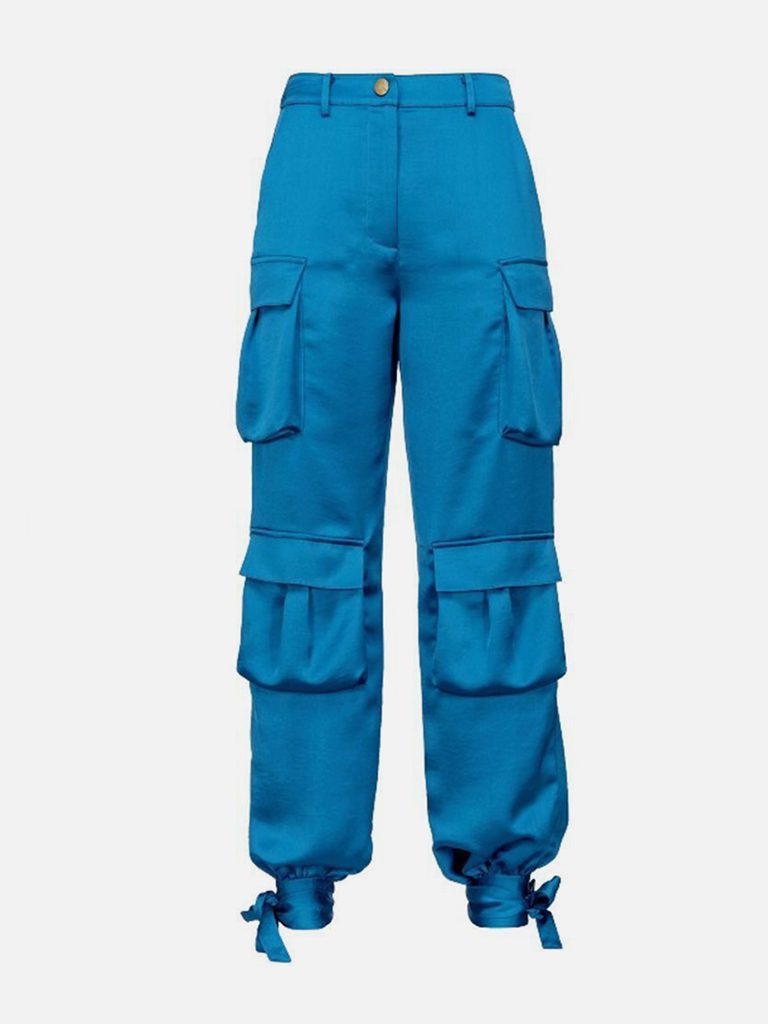 PINKO, saténové nohavice, XL/42/14