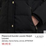 RALPH LAUREN, páperová bunda, XS/34/6