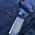 RALPH LAUREN, UNISEX župan modrý, L/XL