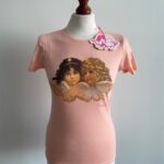 FIORUCCI, dámske ružové tričko, S/36/8 lu secondhand