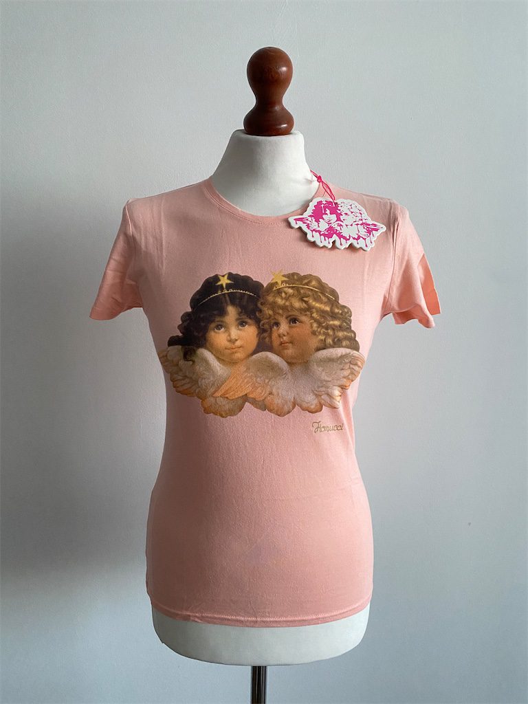 FIORUCCI, dámske ružové tričko, S/36/8 lu secondhand