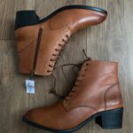 ANNA FIELD, dámska jarná KOŽENÁ obuv, 44 lu secondhand