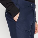 KIGILI, pánsky modrý oblek, L/52-54 lu secondhand