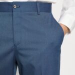SELECTED HOMME, svetlomodrý pánsky oblek, XL/56-58 lu secondhand