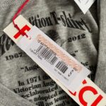 FIORUCCI, UNISEX sivé tričko, S/36/8 lu secondhand