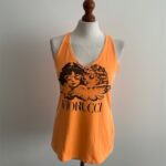 FIORUCCI, dámsky oranžový top, XS/34/6