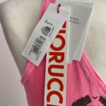 FIORUCCI, letný ružový top, S/36/8