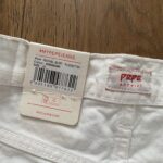 PEPE JEANS, rifľová biela sukňa, XL/42/14 lu secondhand