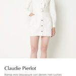 CLAUDIE PIERLOT, rifľové šaty, M/38/10