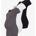 ANNA FIELD, tehotenské tričko 3PACK,, M/38/10
