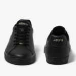 LACOSTE, pánske kožené čierne botasky, 47