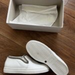 Dámske biele slip-on tenisky, 35
