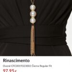 RINASCIMENTO, čierny overál, XS/34/6