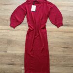TWINSET, červené šaty, M/38/10