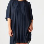 TWINSET, tmavo modré šaty, XXL/44/16