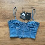 TWINSET, rifľový top, XXS/32/4