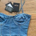 TWINSET, rifľový top, XXS/32/4