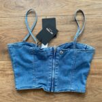 TWINSET, rifľový top, XXS/32/4