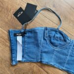 TWINSET, rifľový top, XXS/32/4