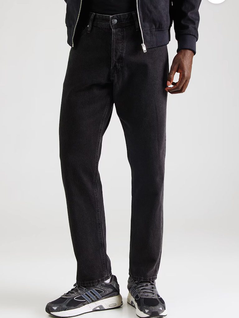 JACK&JONES, čierne rifle, W32 L32