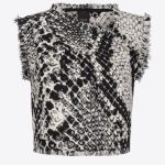 PINKO, čierno biely top, M/38/10