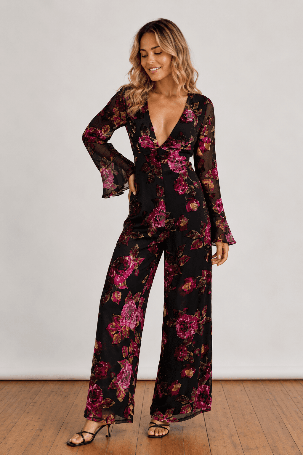 NASTY GAL, kvetinový overál