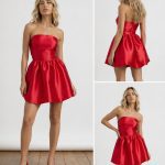 NASTY GAL, červené šaty