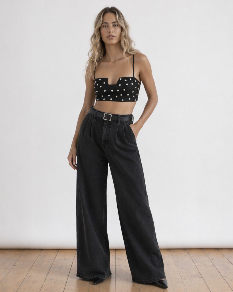 NASTY GAL, čierny top