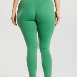 GYMSHARK, zelené športové legíny, S/36/8