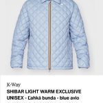 K-WAY, UNISEX ľahká modrá bunda, XL