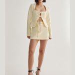 NASTY GAL, žltý top, XL/42/14