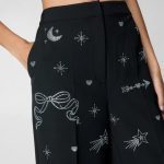 NASTY GAL, čierne nohavice, XL/42/14